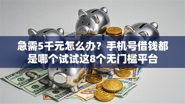 急需5千元怎么办?手机号借钱都是哪个试试这8个无门槛平台 急需5千元怎么办?手机号借钱都是哪个试试这8个无门槛平台