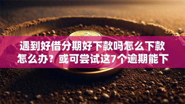 遇到好借分期好下款吗怎么下款怎么办?或可尝试这7个逾期能下款的平台 遇到好借分期好下款吗怎么下款怎么办?或可尝试这7个逾期能下款的平台
