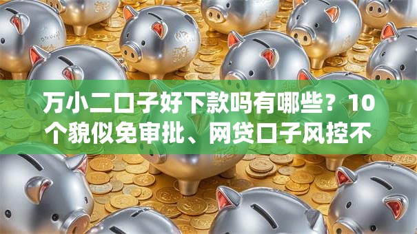 万小二口子好下款吗有哪些？10个貌似免审批、网贷口子风控不严的app合集