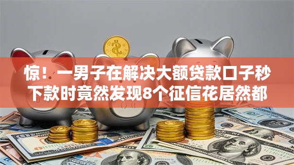 惊!一男子在解决大额贷款口子秒下款时竟然发现8个征信花居然都下款的软件,事后分享了出来 惊!一男子在解决大额贷款口子秒下款时竟然发现8个征信花居然都下款的软件,事后分享了出来