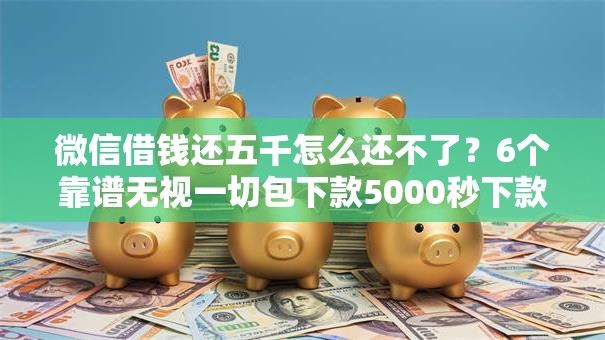 微信借钱还五千怎么还不了?6个靠谱无视一切包下款5000秒下款的软件推荐 微信借钱还五千怎么还不了?6个靠谱无视一切包下款5000秒下款的软件推荐