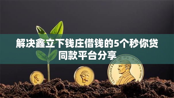 解决鑫立下钱庄借钱的5个秒你贷同款平台分享 解决鑫立下钱庄借钱的5个秒你贷同款平台分享