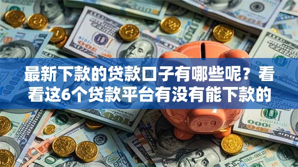 最新下款的贷款口子有哪些呢?看看这6个贷款平台有没有能下款的 最新下款的贷款口子有哪些呢?看看这6个贷款平台有没有能下款的