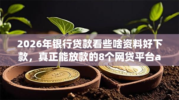2026年银行贷款看些啥资料好下款，真正能放款的8个网贷平台app推荐