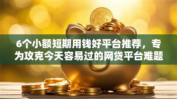 6个小额短期用钱好平台推荐,专为攻克今天容易过的网贷平台难题 6个小额短期用钱好平台推荐,专为攻克今天容易过的网贷平台难题