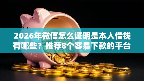 2026年微信怎么证明是本人借钱有哪些?推荐8个容易下款的平台 2026年微信怎么证明是本人借钱有哪些?推荐8个容易下款的平台