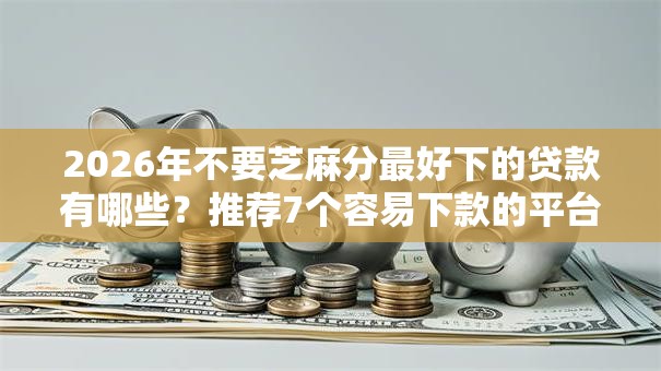 2026年不要芝麻分最好下的贷款有哪些?推荐7个容易下款的平台 2026年不要芝麻分最好下的贷款有哪些?推荐7个容易下款的平台