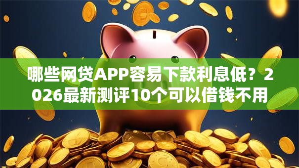 哪些网贷APP容易下款利息低?2026最新测评10个可以借钱不用审核的口子 哪些网贷APP容易下款利息低?2026最新测评10个可以借钱不用审核的口子