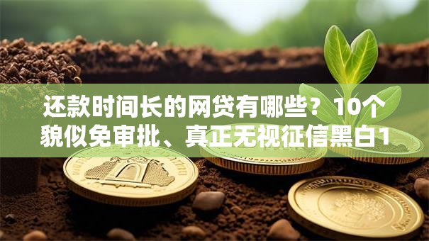 还款时间长的网贷有哪些？10个貌似免审批、真正无视征信黑白100%秒下网贷合集