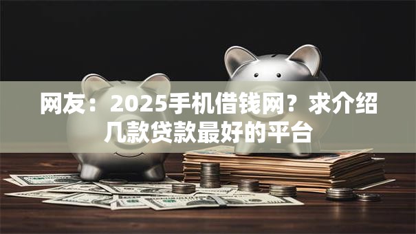 网友：2025手机借钱网？求介绍几款贷款最好的平台