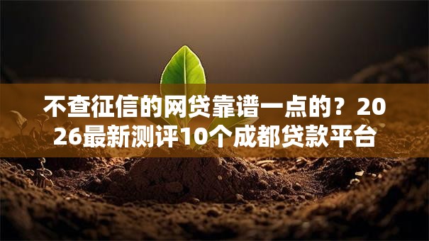 不查征信的网贷靠谱一点的?2026最新测评10个成都贷款平台 不查征信的网贷靠谱一点的?2026最新测评10个成都贷款平台