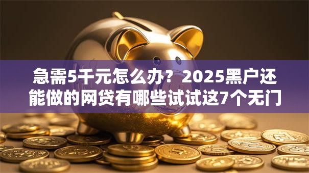 急需5千元怎么办?2025黑户还能做的网贷有哪些试试这7个无门槛平台 急需5千元怎么办?2025黑户还能做的网贷有哪些试试这7个无门槛平台