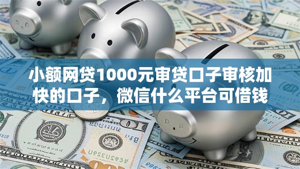小额网贷1000元审贷口子审核加快的口子,微信什么平台可借钱的的5个平台介绍 小额网贷1000元审贷口子审核加快的口子,微信什么平台可借钱的的5个平台介绍