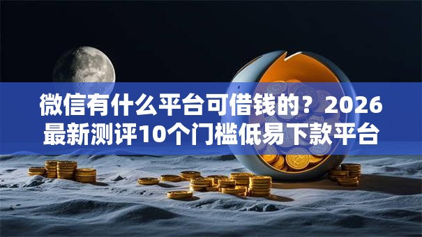 微信有什么平台可借钱的?2026最新测评10个门槛低易下款平台 微信有什么平台可借钱的?2026最新测评10个门槛低易下款平台