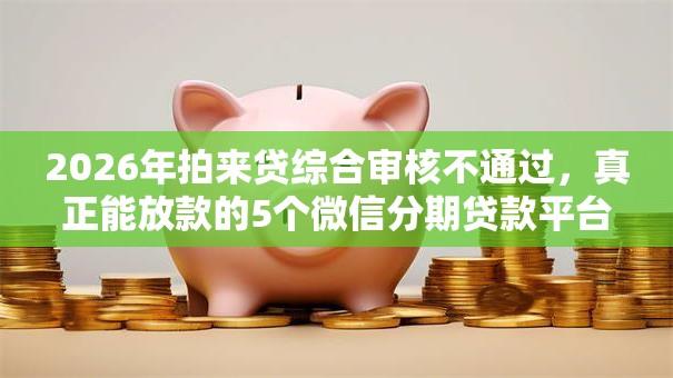 2026年拍来贷综合审核不通过,真正能放款的5个微信分期贷款平台推荐 2026年拍来贷综合审核不通过,真正能放款的5个微信分期贷款平台推荐