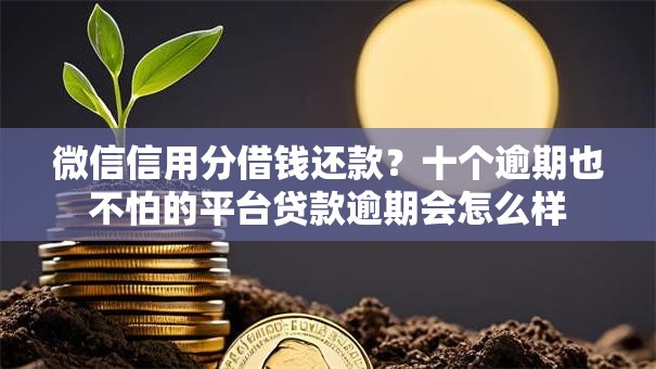微信信用分借钱还款?十个逾期也不怕的平台贷款逾期会怎么样 微信信用分借钱还款?十个逾期也不怕的平台贷款逾期会怎么样