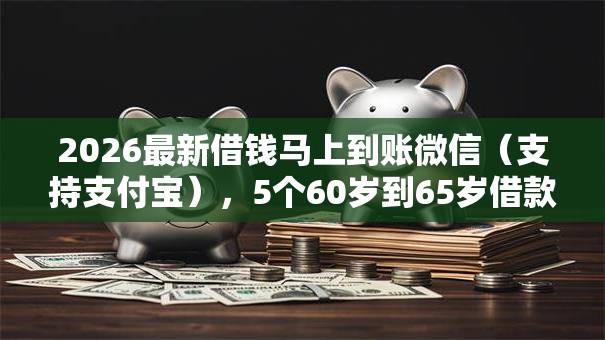 2026最新借钱马上到账微信(支持支付宝),5个60岁到65岁借款平台无私分享 2026最新借钱马上到账微信(支持支付宝),5个60岁到65岁借款平台无私分享