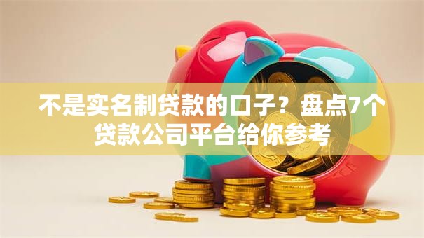 不是实名制贷款的口子?盘点7个贷款公司平台给你参考 不是实名制贷款的口子?盘点7个贷款公司平台给你参考