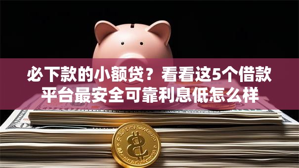 必下款的小额贷?看看这5个借款平台最安全可靠利息低怎么样 必下款的小额贷?看看这5个借款平台最安全可靠利息低怎么样