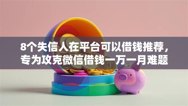 8个失信人在平台可以借钱推荐,专为攻克微信借钱一万一月难题 8个失信人在平台可以借钱推荐,专为攻克微信借钱一万一月难题