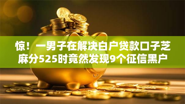 惊!一男子在解决白户贷款口子芝麻分525时竟然发现9个征信黑户到平台可以借到钱,事后分享了出来 惊!一男子在解决白户贷款口子芝麻分525时竟然发现9个征信黑户到平台可以借到钱,事后分享了出来