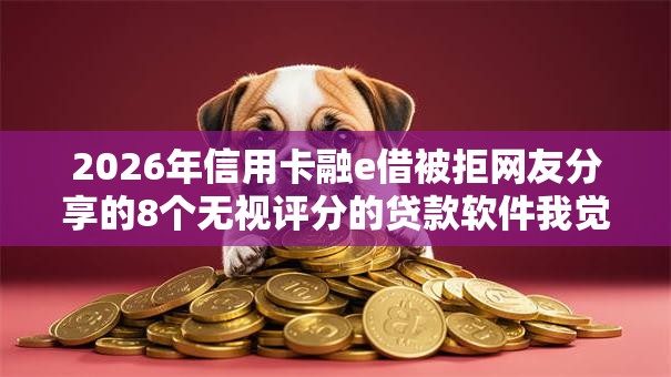 2026年信用卡融e借被拒网友分享的8个无视评分的贷款软件我觉得不错！