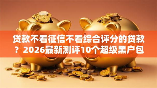 贷款不看征信不看综合评分的贷款?2026最新测评10个超级黑户包下款 贷款不看征信不看综合评分的贷款?2026最新测评10个超级黑户包下款