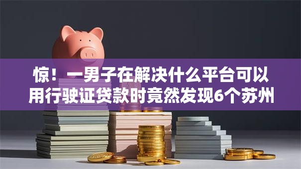 惊!一男子在解决什么平台可以用行驶证贷款时竟然发现6个苏州黑户贷款5万的平台,事后分享了出来 惊!一男子在解决什么平台可以用行驶证贷款时竟然发现6个苏州黑户贷款5万的平台,事后分享了出来