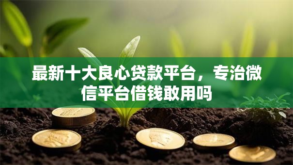 最新十大良心贷款平台,专治微信平台借钱敢用吗 最新十大良心贷款平台,专治微信平台借钱敢用吗