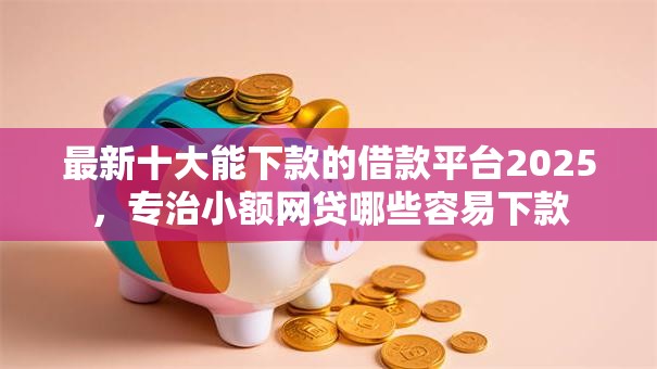 最新十大能下款的借款平台2025，专治小额网贷哪些容易下款