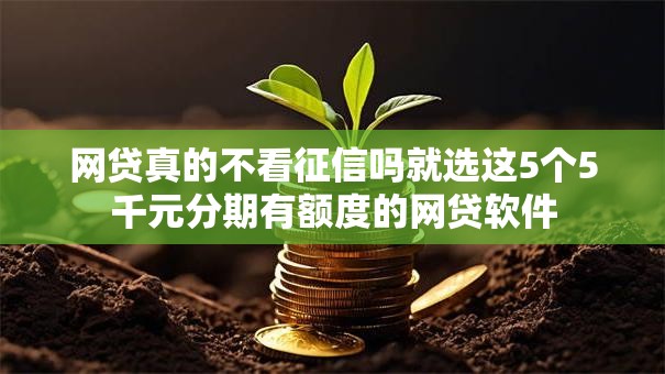 网贷真的不看征信吗就选这5个5千元分期有额度的网贷软件 网贷真的不看征信吗就选这5个5千元分期有额度的网贷软件