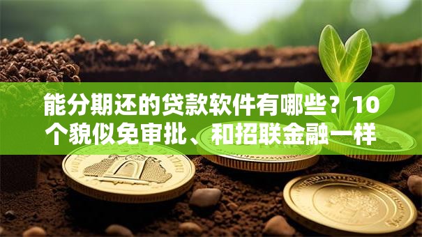 能分期还的贷款软件有哪些?10个貌似免审批、和招联金融一样的贷款平台合集 能分期还的贷款软件有哪些?10个貌似免审批、和招联金融一样的贷款平台合集