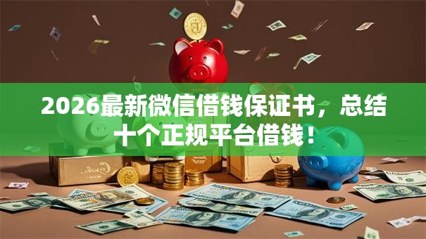 2026最新微信借钱保证书,总结十个正规平台借钱! 2026最新微信借钱保证书,总结十个正规平台借钱!