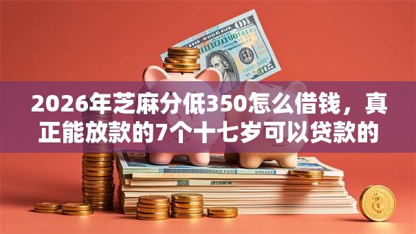 2026年芝麻分低350怎么借钱,真正能放款的7个十七岁可以贷款的平台推荐 2026年芝麻分低350怎么借钱,真正能放款的7个十七岁可以贷款的平台推荐