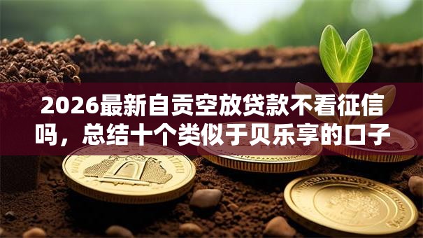 2026最新自贡空放贷款不看征信吗,总结十个类似于贝乐享的口子! 2026最新自贡空放贷款不看征信吗,总结十个类似于贝乐享的口子!