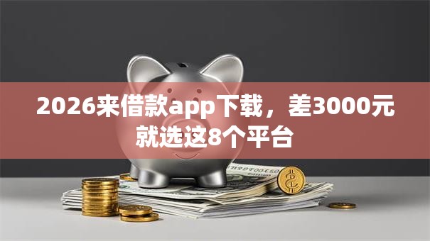 2026来借款app下载,差3000元就选这8个平台 2026来借款app下载,差3000元就选这8个平台