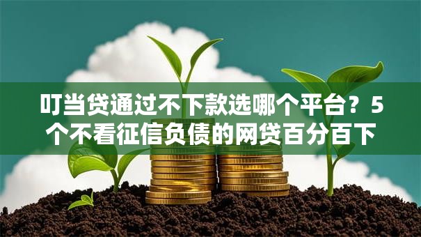 叮当贷通过不下款选哪个平台?5个不看征信负债的网贷百分百下款软件推荐 叮当贷通过不下款选哪个平台?5个不看征信负债的网贷百分百下款软件推荐