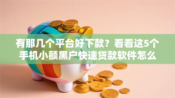 有那几个平台好下款?看看这5个手机小额黑户快速贷款软件怎么样 有那几个平台好下款?看看这5个手机小额黑户快速贷款软件怎么样