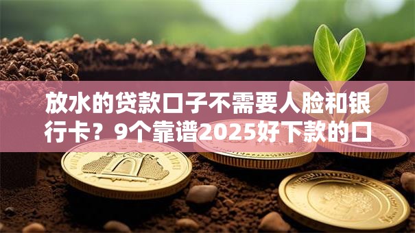 放水的贷款口子不需要人脸和银行卡?9个靠谱2025好下款的口子推荐 放水的贷款口子不需要人脸和银行卡?9个靠谱2025好下款的口子推荐