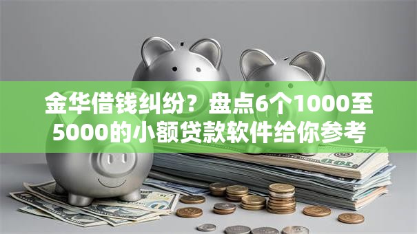 金华借钱纠纷?盘点6个1000至5000的小额贷款软件给你参考 金华借钱纠纷?盘点6个1000至5000的小额贷款软件给你参考