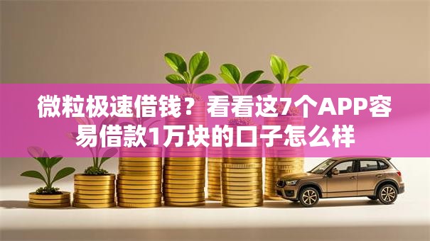 微粒极速借钱？看看这7个APP容易借款1万块的口子怎么样