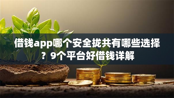 借钱app哪个安全拢共有哪些选择？9个平台好借钱详解