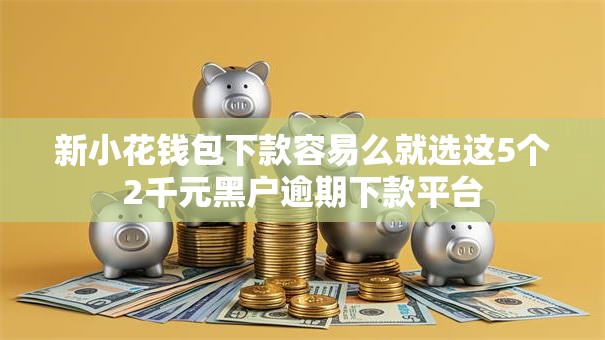 新小花钱包下款容易么就选这5个2千元黑户逾期下款平台