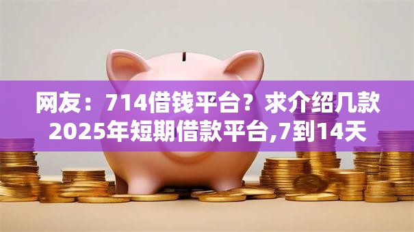 网友:714借钱平台?求介绍几款2025年短期借款平台,7到14天 网友:714借钱平台?求介绍几款2025年短期借款平台,7到14天