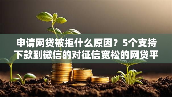 申请网贷被拒什么原因?5个支持下款到微信的对征信宽松的网贷平台 申请网贷被拒什么原因?5个支持下款到微信的对征信宽松的网贷平台