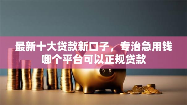 最新十大贷款新口子,专治急用钱哪个平台可以正规贷款 最新十大贷款新口子,专治急用钱哪个平台可以正规贷款
