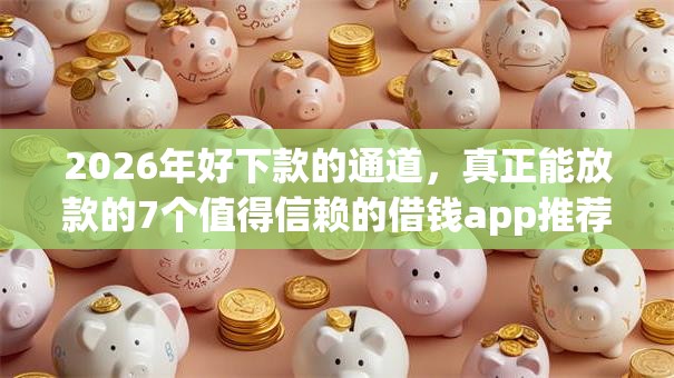 2026年好下款的通道,真正能放款的7个值得信赖的借钱app推荐 2026年好下款的通道,真正能放款的7个值得信赖的借钱app推荐