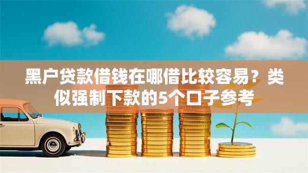 黑户贷款借钱在哪借比较容易?类似强制下款的5个口子参考 黑户贷款借钱在哪借比较容易?类似强制下款的5个口子参考