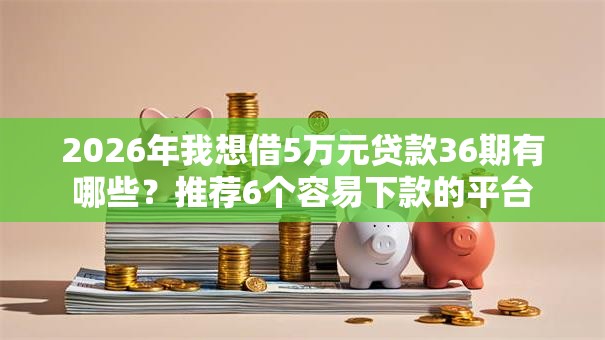 2026年我想借5万元贷款36期有哪些？推荐6个容易下款的平台