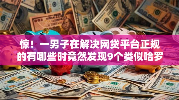 惊！一男子在解决网贷平台正规的有哪些时竟然发现9个类似哈罗的借款软件平台，事后分享了出来
